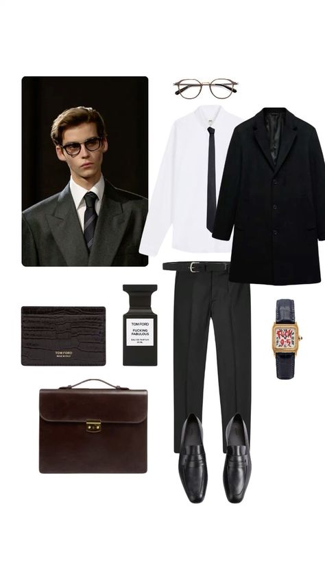 Bruce Wayne Aesthetic, Siren Outfit, Interchangeable Wardrobe, Formal Fits, Chelsea Boots Outfit, 50s Outfits, Mens Fasion, Office Men, Mo Money