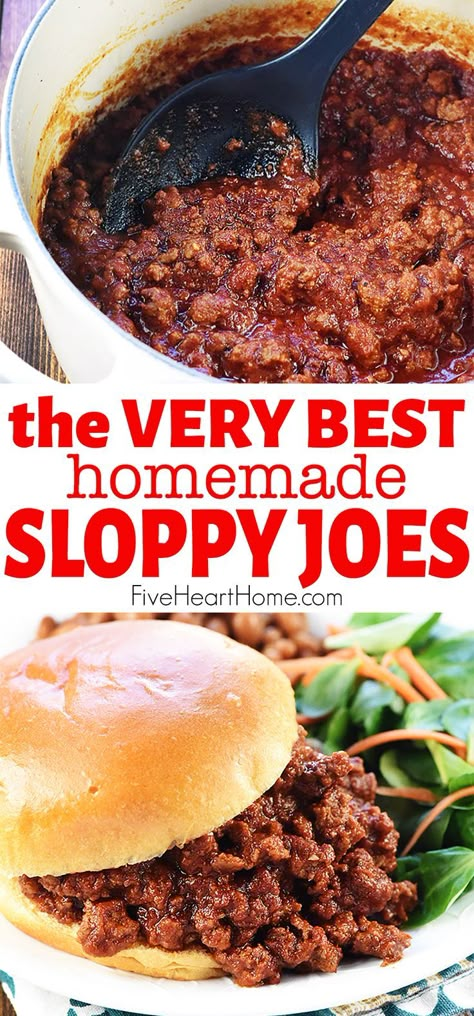 Old Fashioned Sloppy Joe Recipe, Best Sloppy Joe Recipe, Crock Pot Sloppy Joes, Homemade Sloppy Joe Sauce, Sloppy Joe Recipe Easy, Homemade Sloppy Joe Recipe, Beef Chorizo, Sloppy Joe Recipe, Sloppy Joes Easy