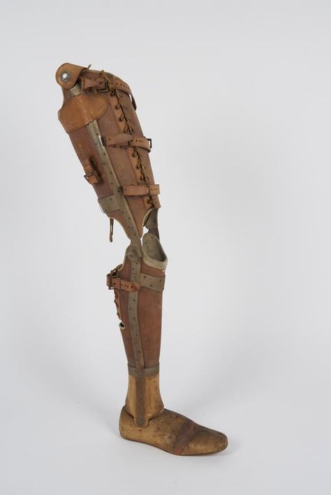 Leg Prosthesis, Wild West Costumes, Leg Reference, Prosthetic Leg, Leg Braces, Writing Characters, Straight Jacket, Science Museum, Four Horsemen