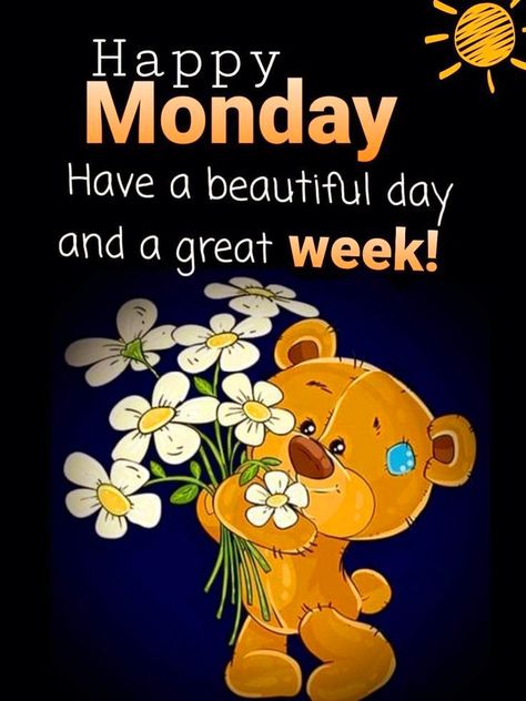 Happy Monday Have A Great Week, Happy Monday Images Funny, Monday Morning Gif, Monday Morning Greetings, Happy Monday Images, Morning Thought, Good Morning Sister Quotes, Monday Greetings, Monday Images