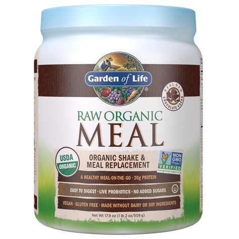 Garden Of Life, Meal Raw Chocolate Organic, 17.9 Ounce *** Be sure to check out this awesome product. (This is an affiliate link) Meal Replacement Powder, Best Protein Shakes, Best Vegan Protein, Plant Based Protein Powder, Best Protein Powder, Vanilla Chai, Organic Protein, Vegan Protein Powder, Meal Replacement Shakes