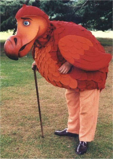 dodo costume Dodo Costume, Dodo Bird Costume, Dodo Alice In Wonderland, Humpty Dumpty Costume, Animals Costume, Concert Costumes, Alice In Wonderland Play, Dark Wonderland, Farmer Wedding