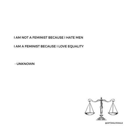 "I am not a feminist because I hate men. I am a feminist because I love equality" 

Follow for more!

#optimalfemale #poems #feminist #feminism #poetry #poem #quote Feminism Poetry, Feminist Poetry, Feminist Poems, I Am A Feminist, I Hate Men, Feminist Men, Feminism Quotes, Feminist Quotes, Hate Men