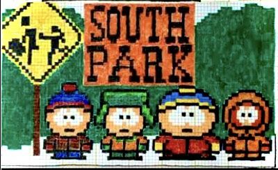 Grid Art, Kenny South Park, Park Homes, South Park, Art Tutorials, Pixel Art, Anime Art, Hip Hop, Bike