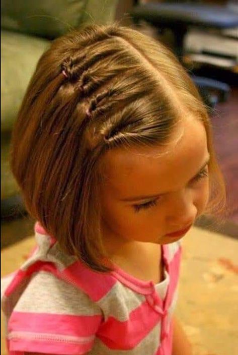 Girls School Hairstyles, Sanggul Modern, Girl Hair Dos, Bake Cakes, Easy Hairstyles For School, Toddler Hairstyles Girl, Hair Kids, Hairdos For Short Hair