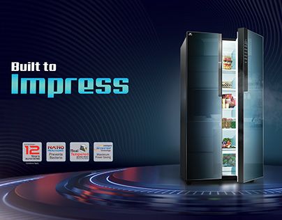 Digital Advertising Design, Free Standing Cabinets, Fridge French Door, Advertising Graphic Design, Visual Reference, Key Visual, Sports Graphic Design, Social Ads, Creative Ads