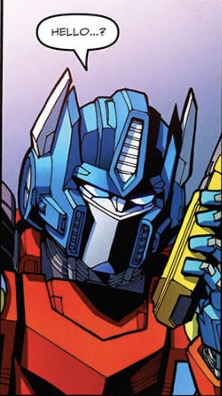 Idw comic mtmte Optimus prime close up of him on the phone Optimus And Bumblebee, Optimus Prime G1, Optimus Prime Art, Transformers Comics, Optimus Prime Transformers, Transformers Idw, Orion Pax, Transformers Robots In Disguise, Transformers Design