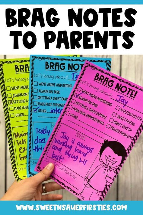 Do you want to start your school year with brag notes to parents? I’m sharing my best tips as an early elementary teacher for back to school and brag notes. Teacher brag notes are the best way to improve your relationship with students and parents in your elementary classroom. During the first week of school, send home brag notes to students and you will begin building those relationships. Building relationships with parents and students has never been easier, check out my editable brag notes! Back To School For Parents, Brag Notes For Students, Teacher Notes To Parents, Student Cleaning, Positive Notes Home, 2024 Classroom, Student Centered Classroom, Positive Communication, Classroom Routines And Procedures