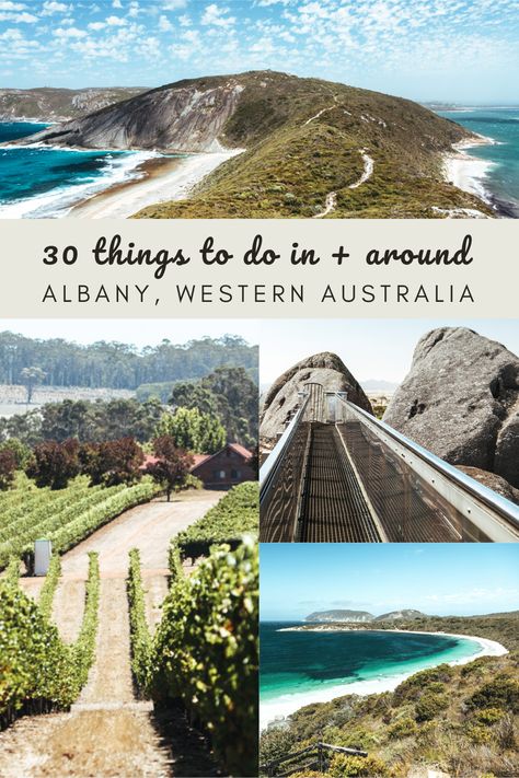 All of the best things to do in Albany Western Australia and in the South Coast WA region on your Western Australia travel. #australia #westernaustralia Western Australia Road Trip, Albany Western Australia, Western Australia Travel, Australia Itinerary, Australia Visa, Australia Vacation, Australia Travel Guide, Australian Travel, Oceania Travel