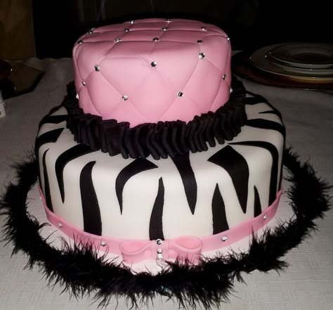 2000s Birthday Party Theme, Cheetah Birthday Cakes, Zebra Print Cake, Zebra Print Cakes, Drake Cake, Care Bears Birthday Party, Bling Cakes, Zombie Cake, Zebra Birthday