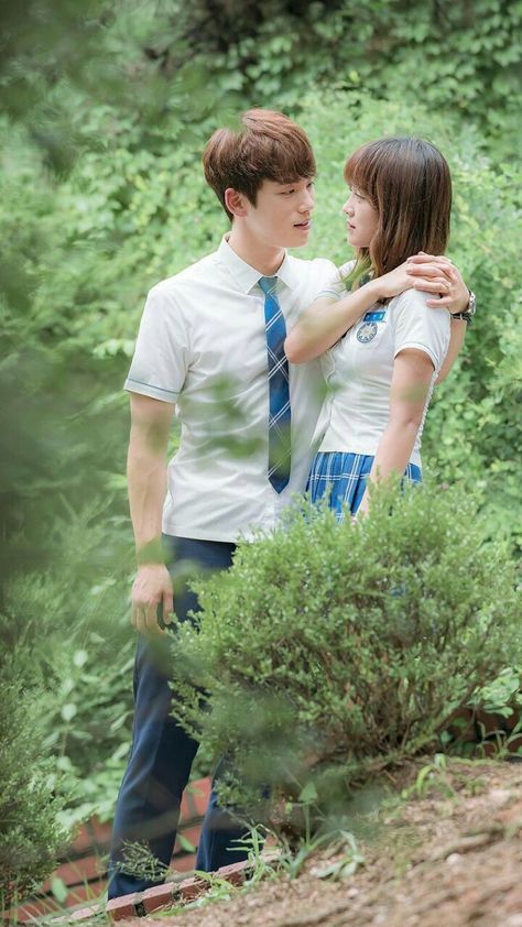 School 2017.  Feeling this couple. School 2017 Kdrama, School2017 Kdrama, My Shy Boss, Kim Jung Hyun, Hyun Kim, Weightlifting Fairy, School 2017, Drama Songs, Korean Drama Songs