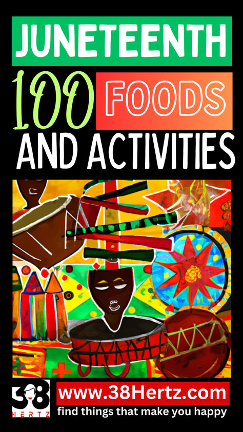 100 fun-filled Juneteenth Celebration Ideas with a brief history and many fun and meaningful activities. June Teenth Celebration Ideas, How To Celebrate Juneteenth, Juneteenth Party, Juneteenth Celebration Ideas Food, Juneteenth Activities, Juneteenth Party Ideas, Juneteenth Celebration, Juneteenth Celebration Ideas For Kids, Juneteenth Activities For Kids