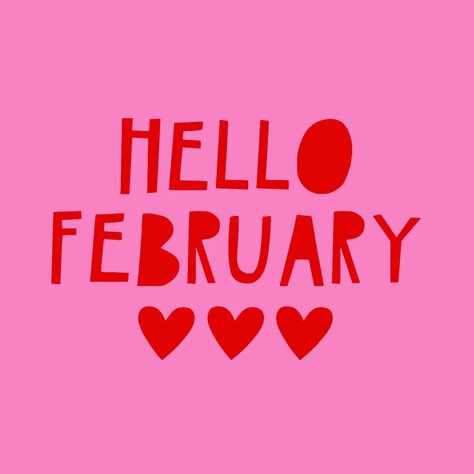 Today's #lovelyfebruarick prompt is FEBRUARY ❤️ So here's a simple little hello to this lovely month 🩷 @rickytheunicorn #illustrations… | Instagram Month Of Love February, February Month, Hello February, Love Month, Funny Happy Birthday Wishes, Funny Happy Birthday, Bullet Journal Design Ideas, Left Wing, February 1