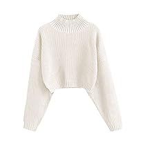 Check this out! Cropped Turtleneck Sweater, Cropped Turtleneck, White Jumper, Cropped Knit Sweater, White Turtleneck, Striped Turtleneck, Sweater Jumper, Chunky Knits Sweater, Knit Pullover