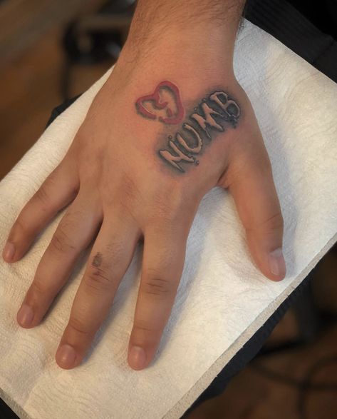 No Love Hand Tattoo, Men’s Small Hand Tattoo Ideas, Cold Hearted Tattoo For Men, Lil Tattoos For Men, Thug Tattoos For Men, Small Hood Tattoo For Men, Small Hand Tattoos For Guys For Men, 2004 Tattoo Ideas For Men, Dope Neck Tattoos For Men