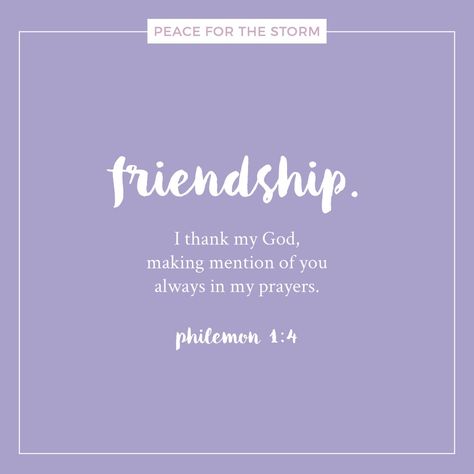 Happy National Friendship Day! We praise the Lord for all our friends. And the best Friend we can ever have is Jesus! "I thank my God, making mention of you always in my prayers." Philemon 1:4 (NKJV) My Guy Best Friend, Friends Bible Verse, Bible Quotations, Friends Day Quotes, National Friendship Day, Inspirational Friend Quotes, Verses About Friendship, Happy Friendship Day Quotes, Aim For The Stars