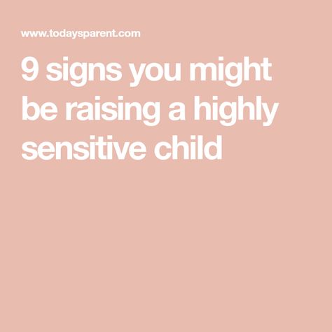 Highly Sensitive Child Parenting, Highly Sensitive Person Traits, Sensitive Boy, Quotes About Grandchildren, Highly Sensitive Child, Over Sensitive, Calming Activities, Highly Sensitive Person, Big Words