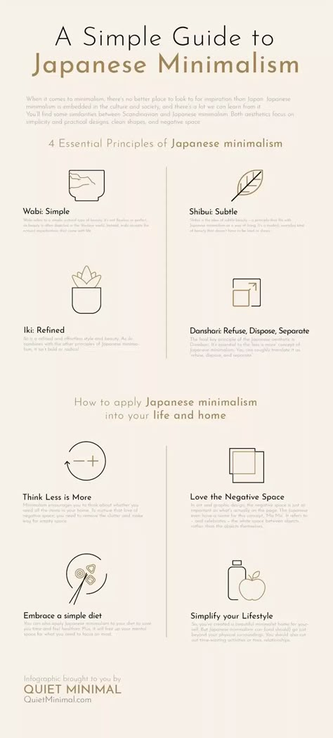 A Simple Guide to Japanese Minimalism + 4 Essential Principles Japanese Principles Life, Japanese Way Of Living, Slow Living Japan, Minimalistcore Aesthetic, Simple Minimalist Apartment, Guide To Minimalism, Minimal Design Aesthetic, Japanese Minimalism Aesthetic, Japanese Minimalist Design