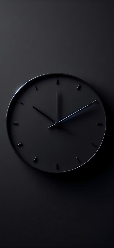 Iphone Wallpaper Clock, Black Hd Wallpaper, Black Hd, Product Animation, Assalamualaikum Image, Black Inspiration, 3d Product, Phone Wallpaper Images, Black Aesthetic Wallpaper