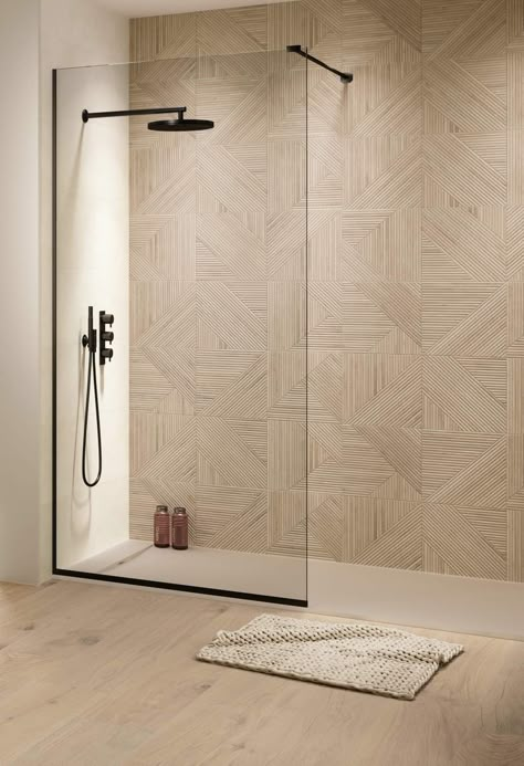 Modern Bathroom Tiles, Contemporary Bathroom Tiles, Half Bathroom Design, Wood Tile Bathroom, Contemporary Bathroom Design, Coastal Bathroom Design, Colorful Bathroom Tile, Modern Bathroom Tile, Small Bathroom Interior