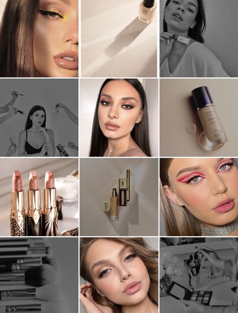 Mua Post Ideas, Makeup Influencer Instagram, Mua Instagram Feed, Makeup Artist Instagram Feed, Instagram Grid Aesthetic, Makeup Artist Marketing, Instagram Grid Ideas, Mua Business, Ideas De Feed