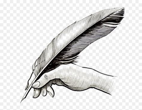 Feather Pen Aesthetic, Feather Pictures, Creative Writing Pictures, Pen Png, Monument Ideas, Feather Clip Art, Pencil Png, Transparent Art, Frame Download