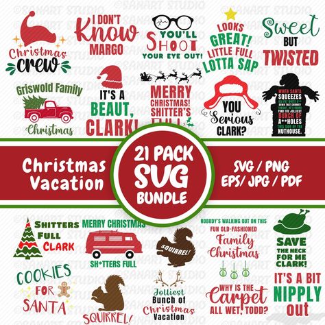 Christmas Vacation Svg, Griswold Christmas Vacation, Christmas Vacation Quotes, Christmas Vacation Shirts, Griswold Family, Griswold Family Christmas, Jolliest Bunch, Griswold Christmas, National Lampoons Christmas