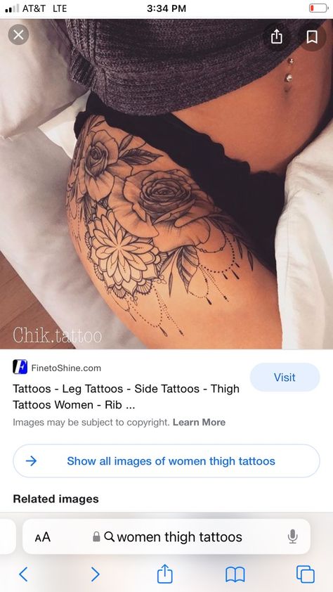 Attractive Tattoos For Women, Attractive Tattoos, Witchy Tattoos, Thigh Tattoo Ideas, Hip Thigh Tattoos, Cute Hand Tattoos, Best Tattoos For Women, Women Magazines, Hip Tattoo