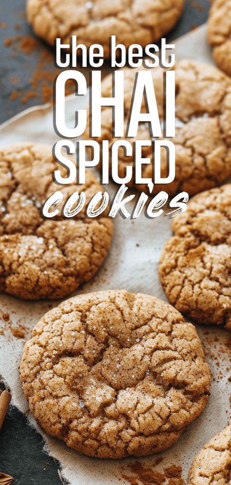 Chai Spice Cookies [40 Minutes] – Chasety Oatmeal Chai Cookies, Chai Spiced Cookies, Chai Tea Cookies, Chai Spice Recipe, Chai Spice Cookies, Hot Chai Tea, Chai Cookies, Cooking Therapy, Traditional Cookies