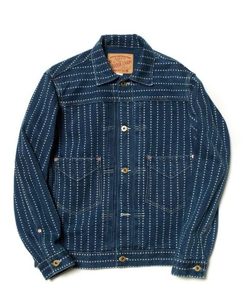 Indigo Color, Denim Shirt With Jeans, Jacquard Shirt, Indigo Colour, Workwear Fashion, White Stuff, Union Made, Jacket Pattern, Three Piece