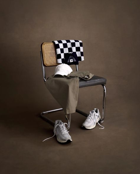 Jordy Kuster - Photo by Playlist Studio on June 17, 2024. May be an image of checker board and sneakers. – SAVEE Sneakers Studio Photography, Sneaker Picture Ideas, Shoe Content Ideas, Black Fashion Photography, Product Photography Shoes, Edgy Sneakers, Tabletop Photography, Table Top Photography, Checker Board