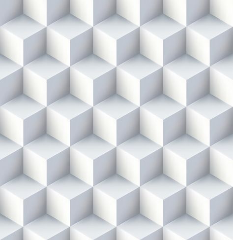 Abstract background with a 3d pattern | Free Vector #Freepik #freevector #geometric-pattern #background-repeat #mosaic-background #seamless-geometric Cube Pattern, 3d Pattern, 3d Texture, Illusion Art, Black And White Canvas, Make Photo, Seamless Pattern Vector, 3d Wallpaper, Glossy Photo Paper