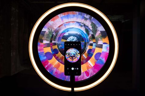 Mirror Photo Booth, Selfridges London, Circle Game, Interactive Walls, New Media Art, Interactive Installation, Creative Labs, Exhibition Space, Glass Rings