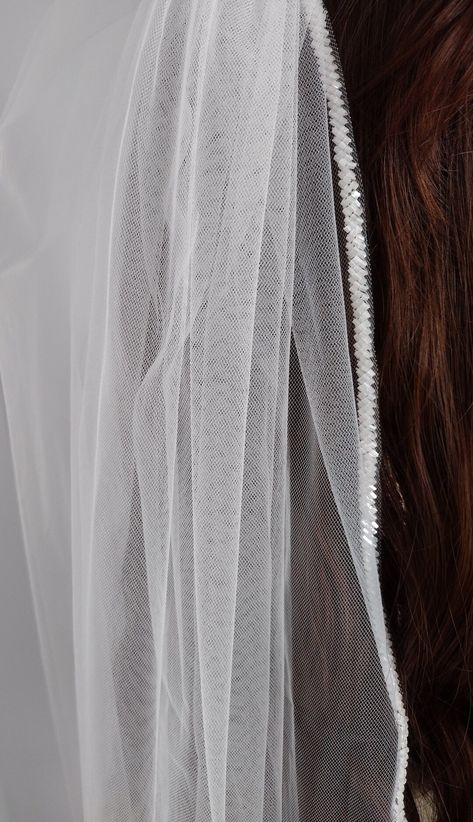 Beaded Edge Veil, Sylva Nc, Shoulder Length Veil, Cathedral Length Wedding Veil, Winter Wedding Accessories, Gatsby Style Wedding, Fingertip Length Veil, Beaded Wedding Veils, Fingertip Wedding Veils