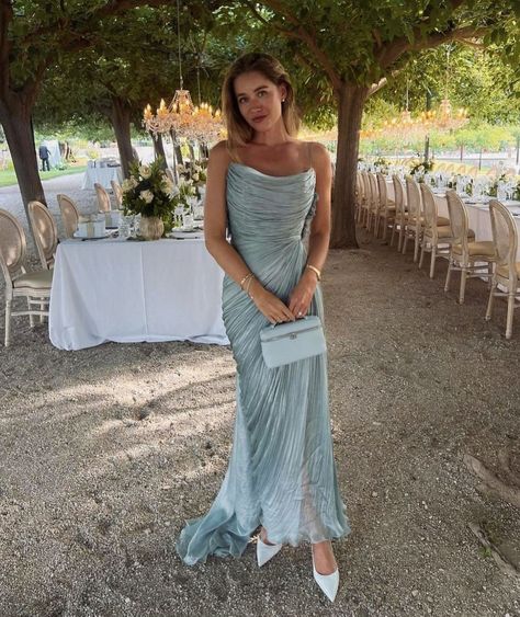 Saudi Wedding, Strap Maxi Dress, Wedding Guest Attire, Fancy Wedding Dresses, Dresses Formal Elegant, Blue Evening Dresses, Spaghetti Strap Maxi Dress, Guest Attire, Wedding Attire Guest