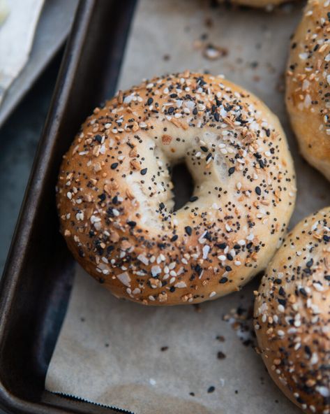 Boiled Bagel Recipe, Everything Bagels, Stromboli Recipe, Breakfast Bagel, Bagel Shop, Bagel Sandwich, Summer Veggies, Bagel Recipe, Healthy Bread