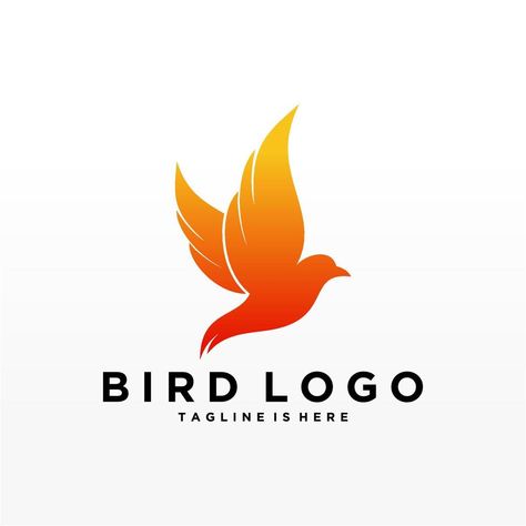 Dove Logo Design, Dove Logo, Bird Logo Design, Abstract Bird, Bird Logo, Bird Logos, Vector Template, Business Technology, Design Vector