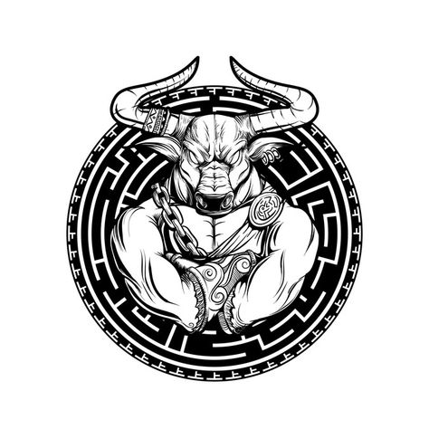 Ox Tattoo, Taurus Bull Tattoos, Bull Skull Tattoos, Clock Tattoo Design, Greek Mythology Tattoos, Bull Tattoos, Bull Art, Taurus Tattoos, Maori Tattoo Designs