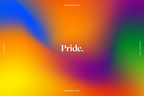 Publication Material, Gradient Poster Design Typography, Pride Typography, Pride Gradient, Pride Backgrounds, Rainbow Gradient Background, Unpleasant Gradient, Gradient Text, Pride 2023