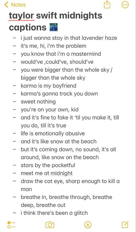 Caption For Midnight, Captions From Taylor Swift Songs, Taylor Swift Captions Instagram Midnight, Taylor Swift Instagram Captions Midnights, Taylor Swift Midnight Captions, Taylor Swift Lyrics Captions Midnights, Taylor Swift Midnights Captions, Swiftie Instagram Bio, Swiftie Instagram Captions