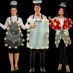 Suhine 7 Pcs Rock Paper Scissors Costumes Couples Halloween Costumes Set Adults Kids Group Family Halloween Costume for 3 3 Group Halloween Costumes, Fun Group Halloween Costumes, Rock Paper Scissors Costume, Costumes Couples Halloween, Sushi Costume, Halloween Costumes For 3, Costumes Couples, Costumes Kids, Holloween Costume