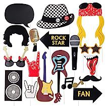 Music Birthday Party Decorations, Rock Star Party Decorations, Rock And Roll Party Decorations, Rock And Roll Party, Rock And Roll Birthday Party, Bolo Musical, Rock Star Theme, Music Party Decorations, Rockstar Party