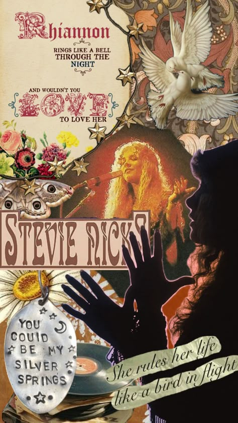 Hippies 70s, Hippy Cowgirl, Stevie Nicks Aesthetic, 70s Aesthetic Wallpaper, Pink Nation Wallpaper, 70s Indie, Stevie Nicks Concert, Good Music Taste, Widget Themes