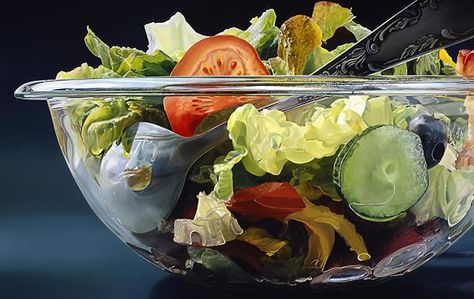 Photo-realistic Food Paintings By Tjalf Sparnaay Tjalf Sparnaay, Hyper Realistic Art, Hyperrealistic Art, Photorealism Art, Food Paintings, Hyper Realism, Food Still Life, Hyper Realistic Paintings, Realistic Oil Painting