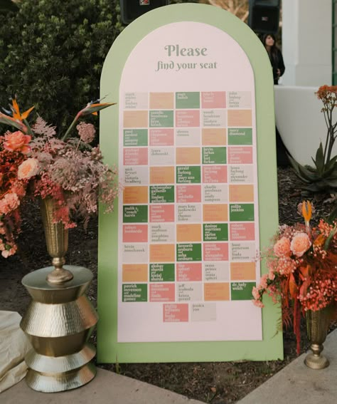 seating chart 2024 Bride Trends, Wedding Budget Tips, Wes Anderson Wedding, Sophia Coppola, Find Your Seat, Design Boards, Wedding Budget, Budget Tips, Gabriela Hearst