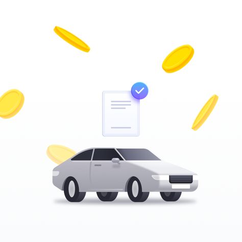 car insurance illustratoin on Behance Asset Illustration, Insurance Illustration, Car Illust, Chips Packaging, Car Icon, Chip Packaging, Car Ui, Car Payment, Car Icons