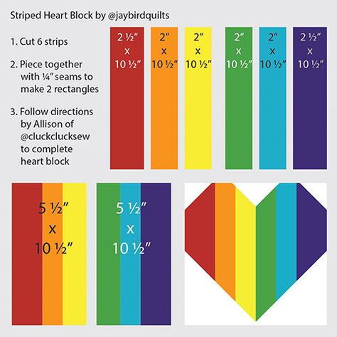 Quilts For Pulse | Jaybird Quilts Jaybird Quilts, Log Cabin Quilt Blocks, Heart Quilt Pattern, Heart Blocks, String Quilt, Patchwork Heart, String Quilts, Rainbow Quilt, Baby Quilt Patterns