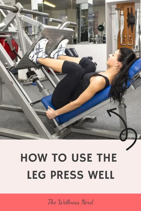 How low should you go on the leg press is one of strength trainings biggest questions. And the answer is - probably lower than you're going right now!  We asked a top strength training expert about this - and all our other leg press questions - to get the best leg day guide ever. If you're a leg press fan give this a read before your next session to improve your results. Seated Leg Press, Leg Press Machine, Flatten Tummy, Swimming Tips, Fitness Tips For Women, Leg Press, Press Machine, Leg Day, Running Tips