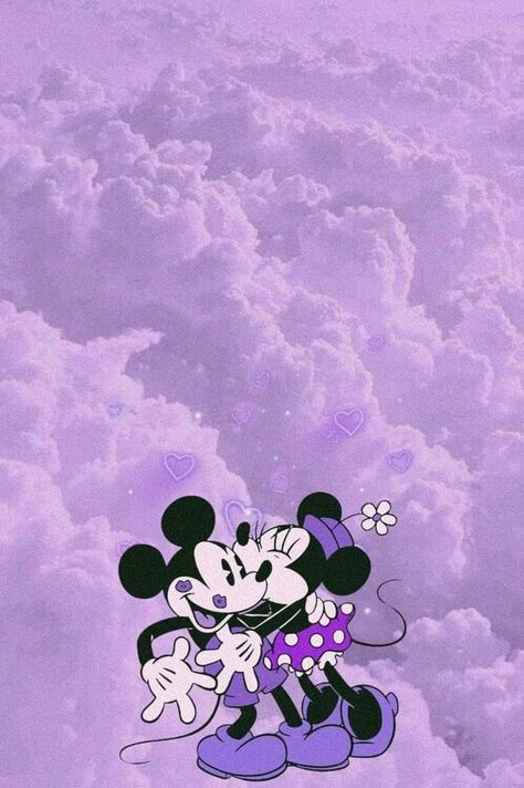 Minnie Decorations, Iphone Screen Savers, Disney Phone Wallpaper, Mickey Mouse Wallpaper, Mickey Mouse Cartoon, Baby Minnie, Purple Baby, Pinturas Disney, Beauty Room