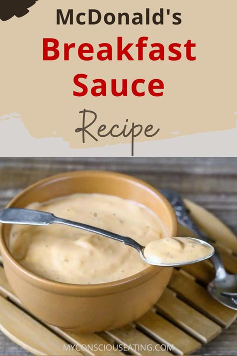 McDonald's style breakfast sauce Mcdonalds Folded Egg Recipe, Mcdonald’s Secret Breakfast Sauce, Breakfast Sauce Mcdonalds, Mcdonald's Bagel Sauce Recipe, Mcdonalds Bagel Sandwich Sauce, Mcdonald’s Breakfast Sauce, Bagel Sauce, Mcdonald's Steak Egg And Cheese Bagel, Mcdonalds Breakfast Sauce Recipe